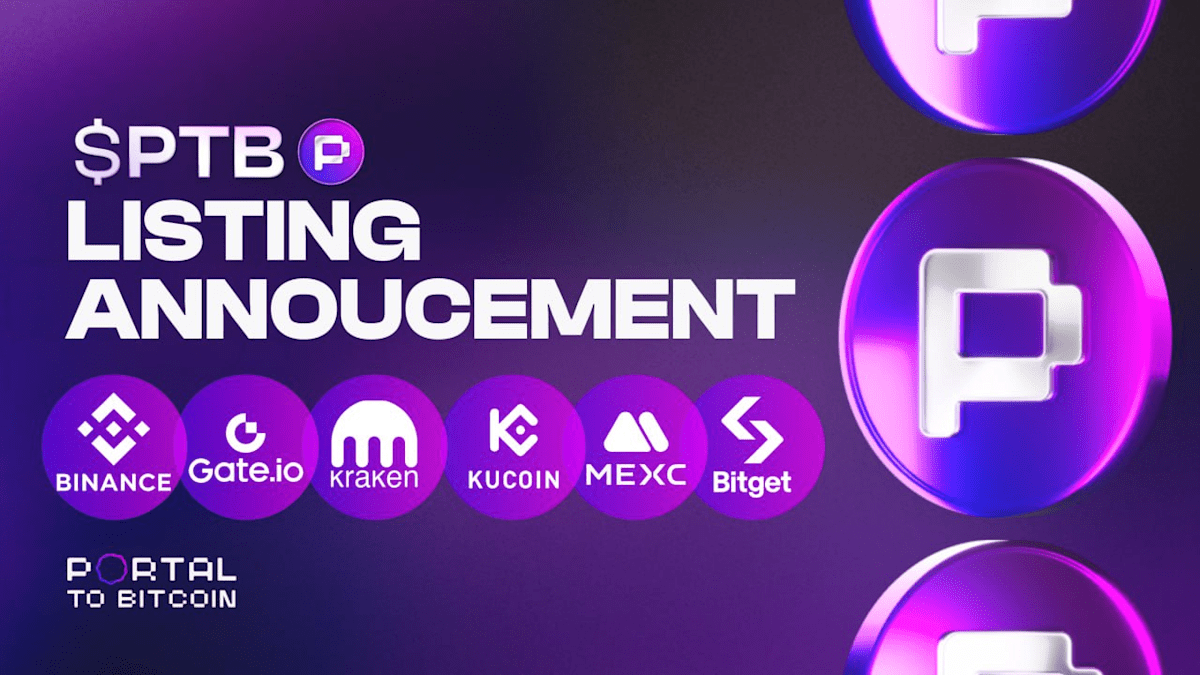 Portal to Bitcoin ($PORTAL) Secures Listings on Binance, Bitget, KuCoin, and Other Major Exchanges