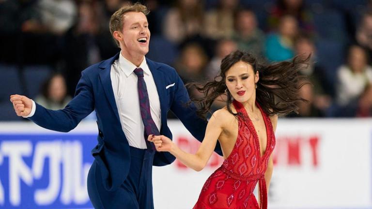 Madison Chock and Evan Bates lead American figure skaters to podium at NHK Trophy