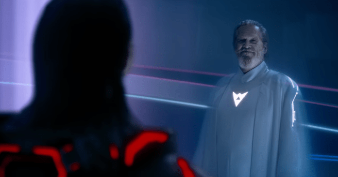 The official Tron: Ares trailer riffs on big tech and features a returning Jeff Bridges