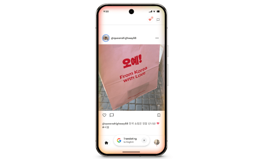 Google’s Circle to Search can now translate text as you scroll