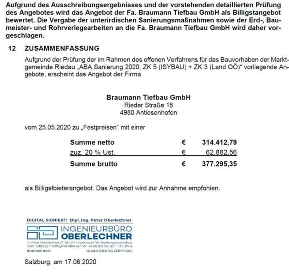 Kanalsanierung Riedau