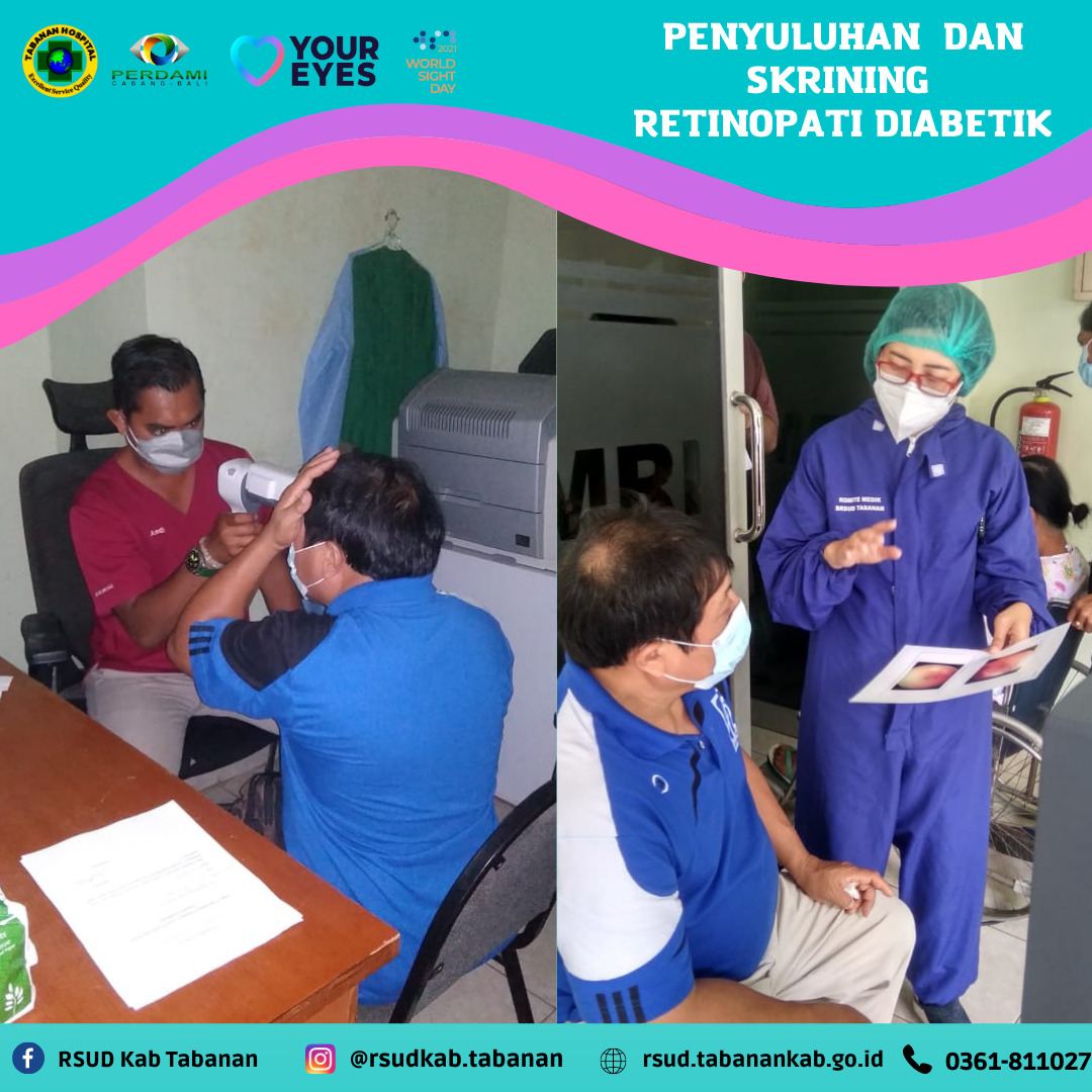 PENYULUHAN DAN SKRINING RETINOPATI DIABETIK DI RUANG TUNGGU POLIKLINIK  EKSEKUTIF RSUD TABANAN – Badan Rumah Sakit Umum Daerah