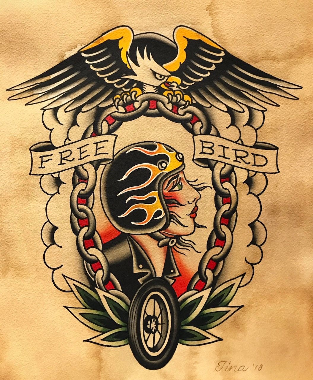 Christina Platis: Artist, Tattooer And Rider - Cyclefish.com 1280_x_1055_jpg
