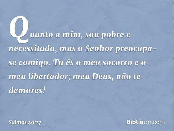 Salmo 40 17 Biblia