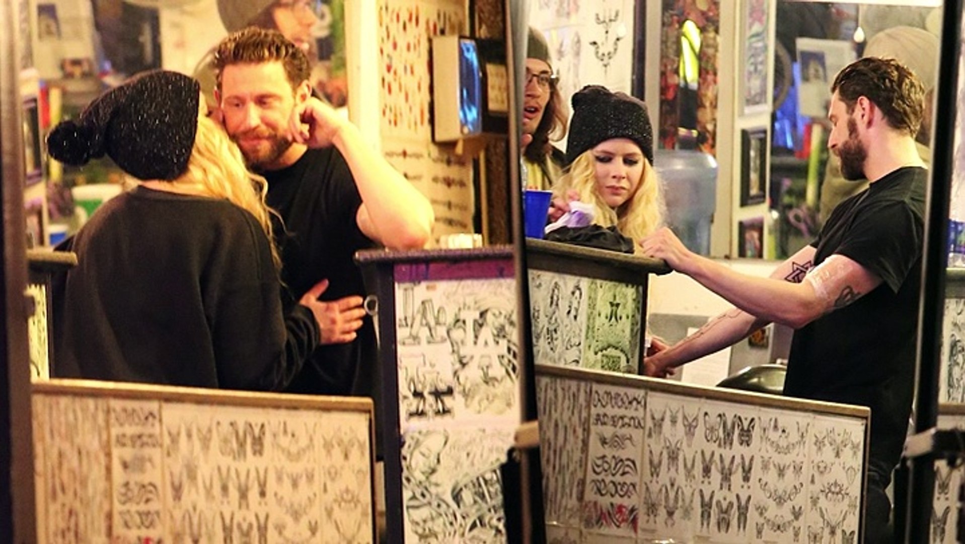 Avril Lavigne Kisses Boyfriend While Getting Tattoos - Video Dailymotion 1080_x_1917_jpg