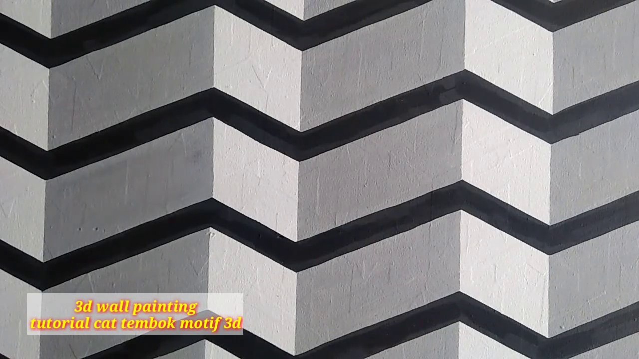 3D Wall Painting Decoration - Tutorial Cat Tembok 3D - Video Dailymotion 720_X_1280_jpg