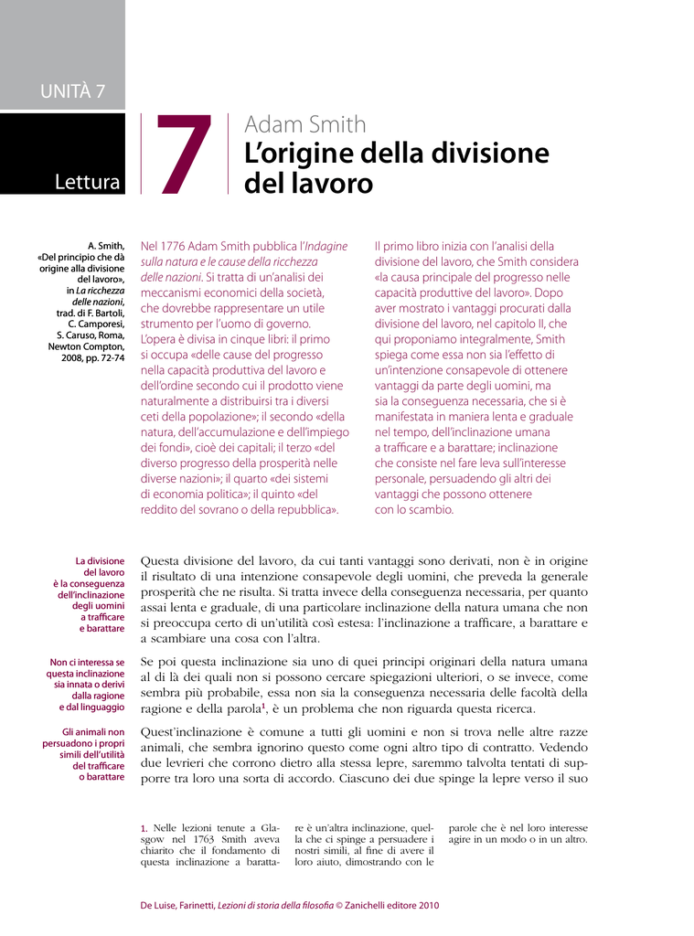 Adam Smith, L`origine Della Divisione Del Lavoro 1024_x_759_png