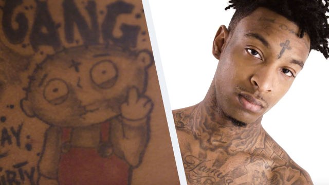 21 Savage On His Extremely Painful Head Tattoos - Video Dailymotion 360_x_640_jpg