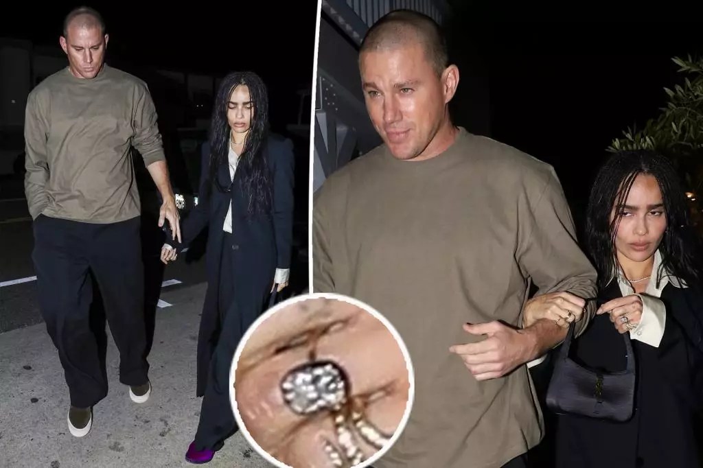 The Dazzling $550,000 Engagement Ring of Zoë Kravitz