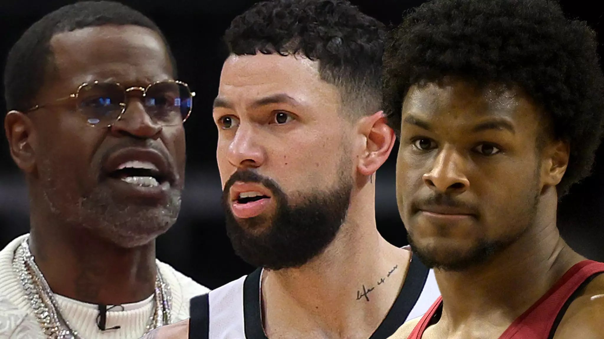 Stephen Jackson Calls Out Austin Rivers for Comments About Bronny James
