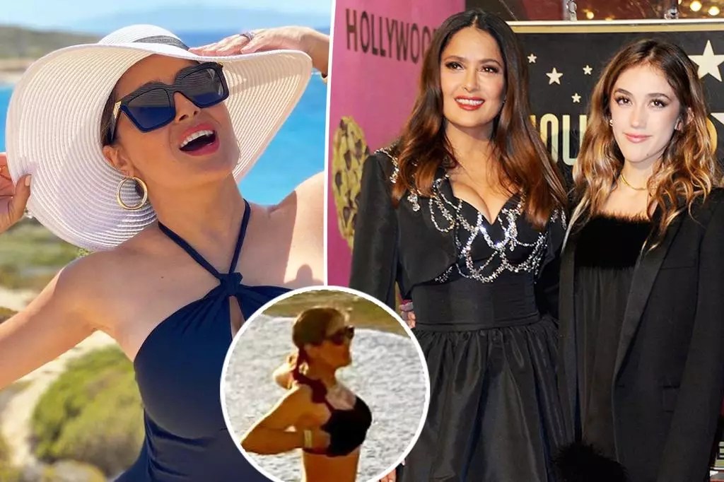 Salma Hayek’s Beach Getaway Captured by Family Photographer