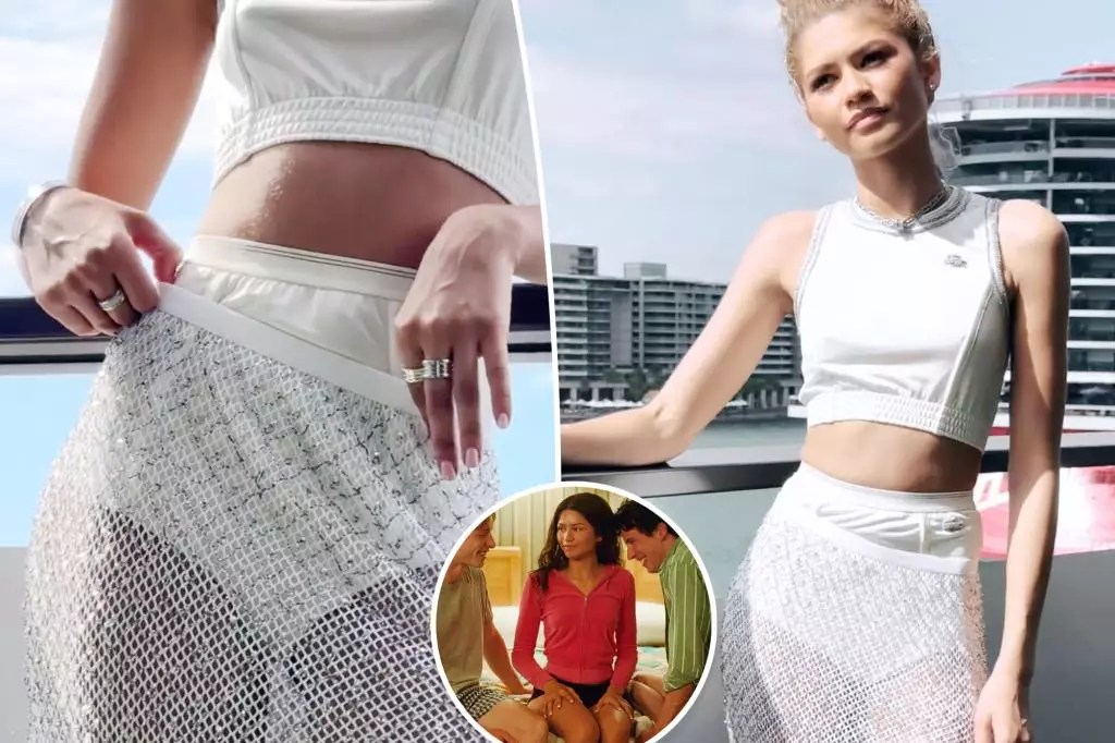 Zendaya Slays the Press Tour for “Challengers” in Tennis-Themed Look