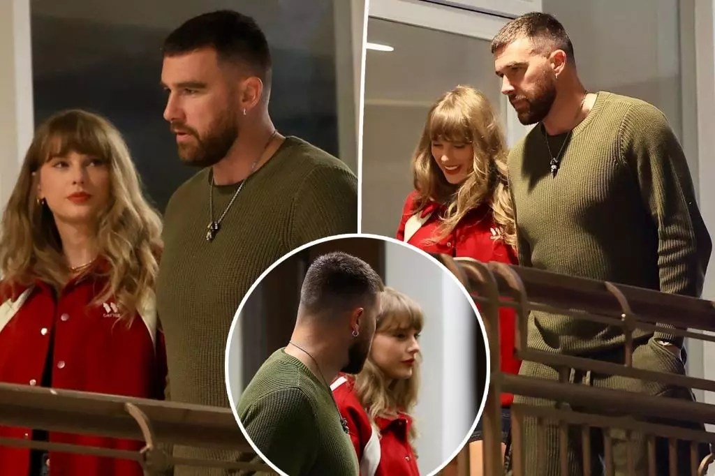 Celebrity Couples Taylor Swift and Travis Kelce Enjoy Night Out Together