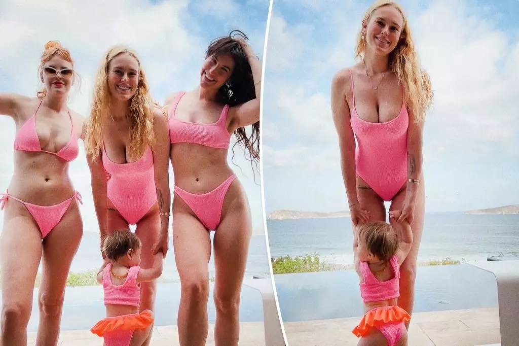 Beautiful in Pink: Rumer Willis and Family Coordinate in Colorful Swimsuits