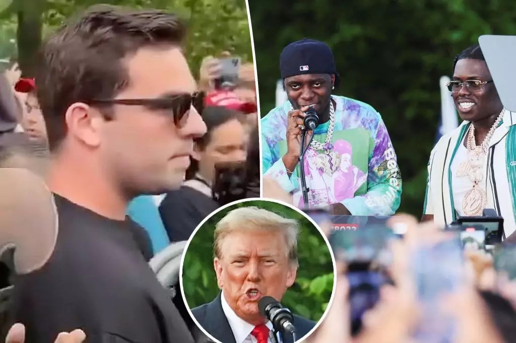 The Controversial Appearance of Billy McFarland and Rap Duo at Trump Rally