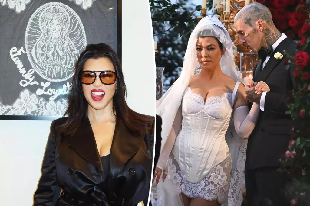 The Timeless Wedding Veil of Kourtney Kardashian