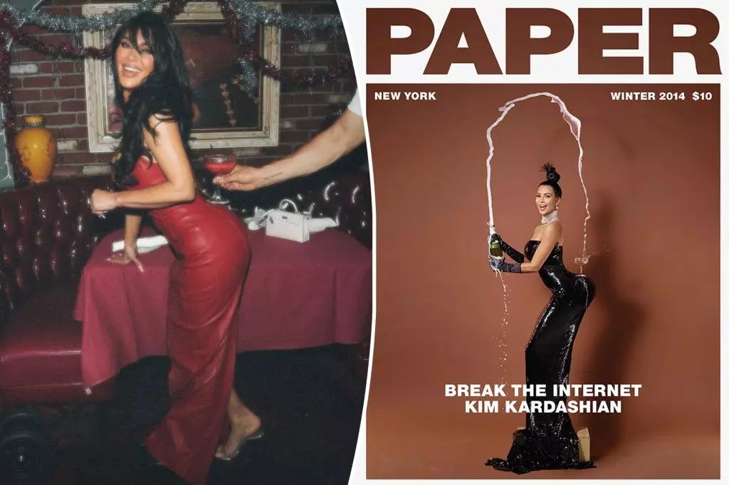 A Decade of Iconic Reinvention: Kim Kardashian’s Skims Christmas Party Tribute