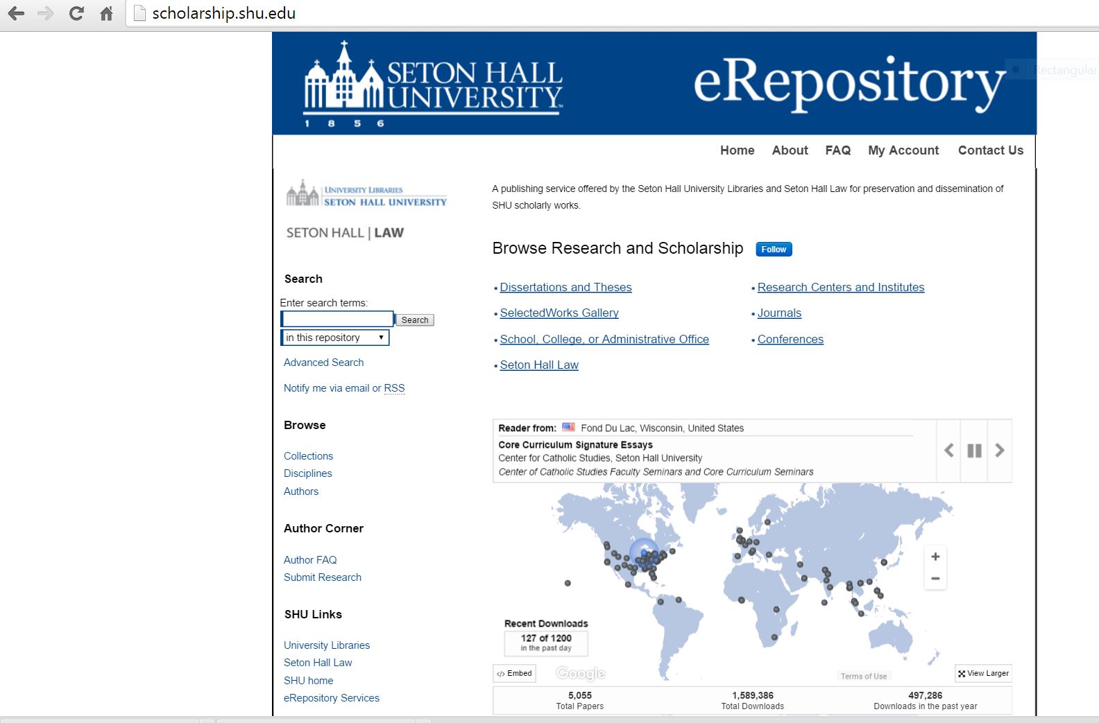 erepository @ seton hall - seton hall university