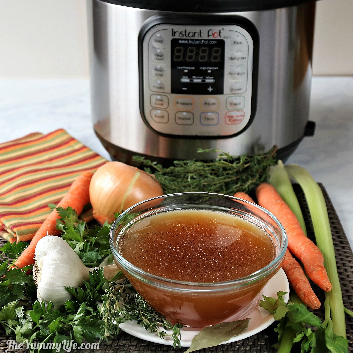 Crock Pot Turkey Carcass Soup