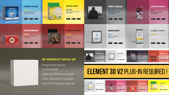 3d Product Mockups By Qinghill Videohive