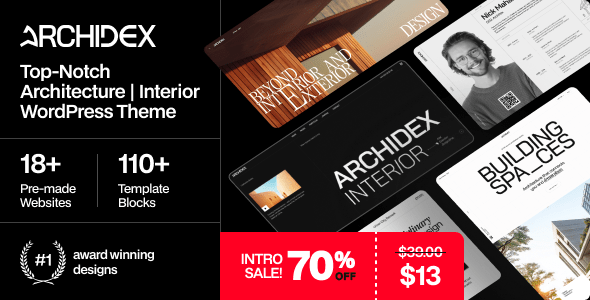 Archidex – Architecture Interior WordPress Theme