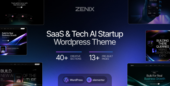 Zenix – AI Agency & Technology WordPress Theme