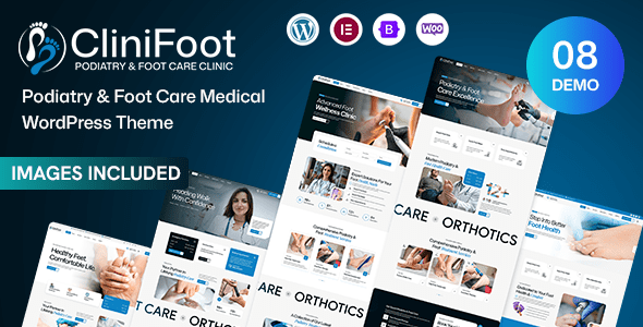 CliniFoot – Podiatry & Foot Care Medical WordPress Theme