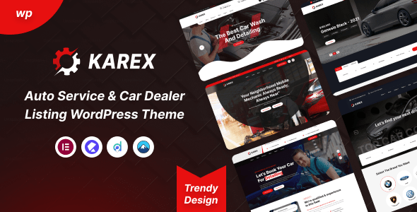 Karex – Auto Service and Car Dealer Listing WordPress Theme