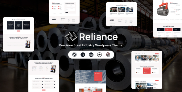 Reliance – Precision Steel Industry WordPress Theme