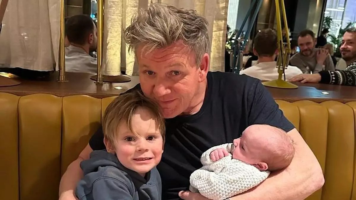 Celebrity Chef Gordon Ramsay Shares Adorable Family Moments on Instagram
