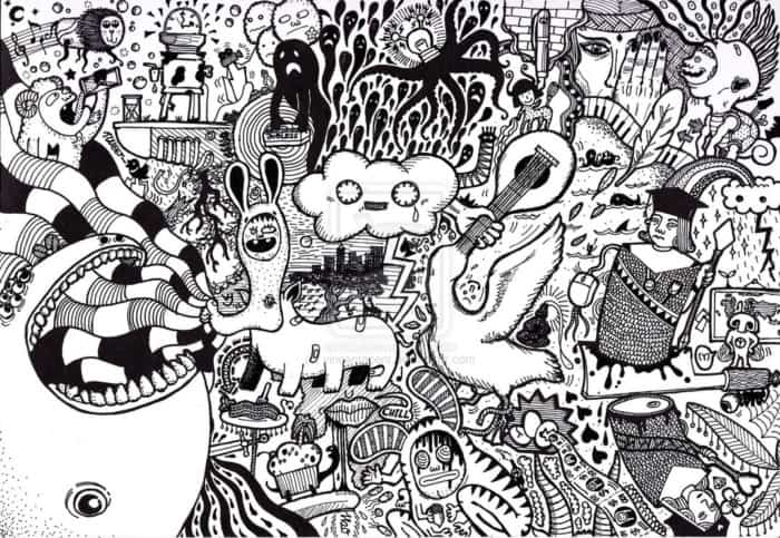 Contoh Dan Cara Menggambar Doodle Unik Dan Keren - Elmu.web.id 483_X_700_jpg
