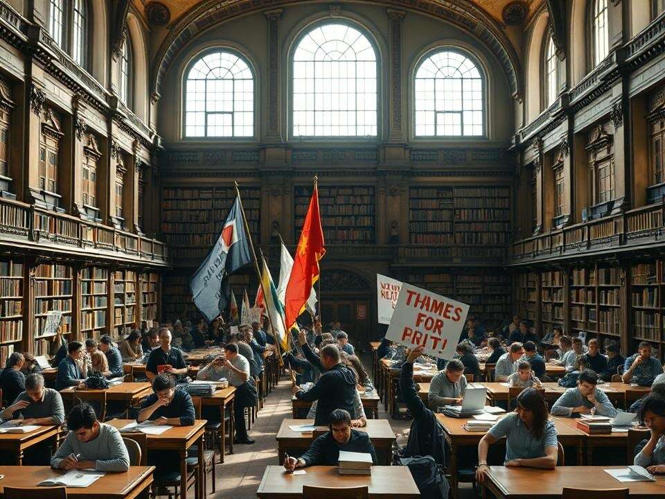 Columbia suspends over 65 students following pro-Palestinian protest in library, ET Education Columbia suspends over 65 students following pro-Palestinian protest in library, ET Education