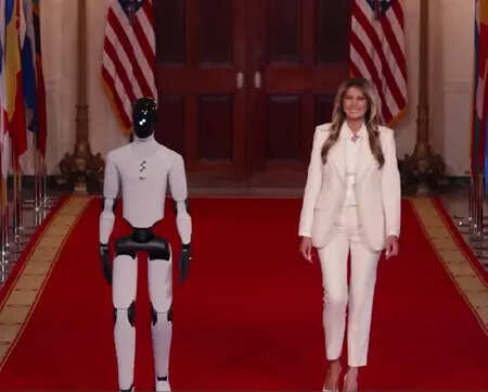 Robot joins Melania Trump at White House event to tout AI teachers, ETEducation Robot joins Melania Trump at White House event to tout AI teachers, ETEducation