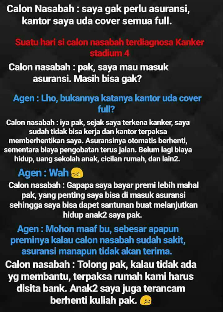 Dialog Asuransi (Sudah Punya Proteksi Rawat Inap Milyaran) | Satu yang  terpenting