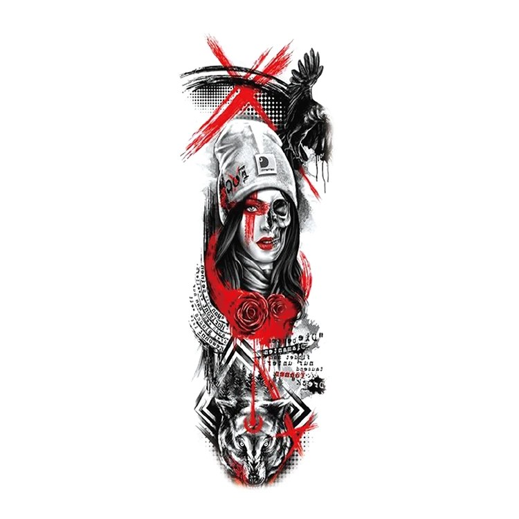 2021 New Full Arm Tattoo Stickers Amazon Source Men And Women Models Big Picture Full Arm Waterproof Tattoo Stickers - Buy Buy Full Arm Tattoo Stickers,Big Picture Arm Stickers,Arm And Leg Stickers 750_x_750_jpg