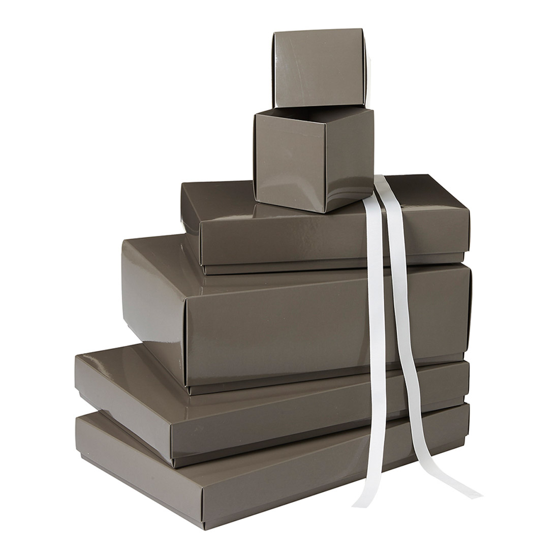 Glossy Gift Box Gray Scanlux Packaging