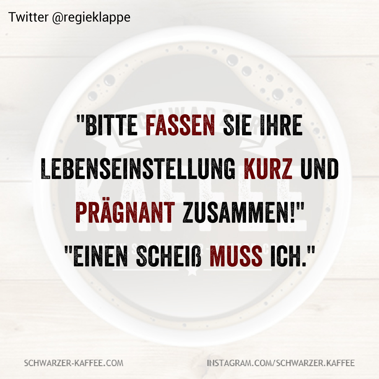 Kurz Und Pragnant Schwarzer Kaffee