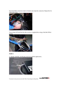 Bee R Rev Limiter Installation Guide Pdf Electrical Connector