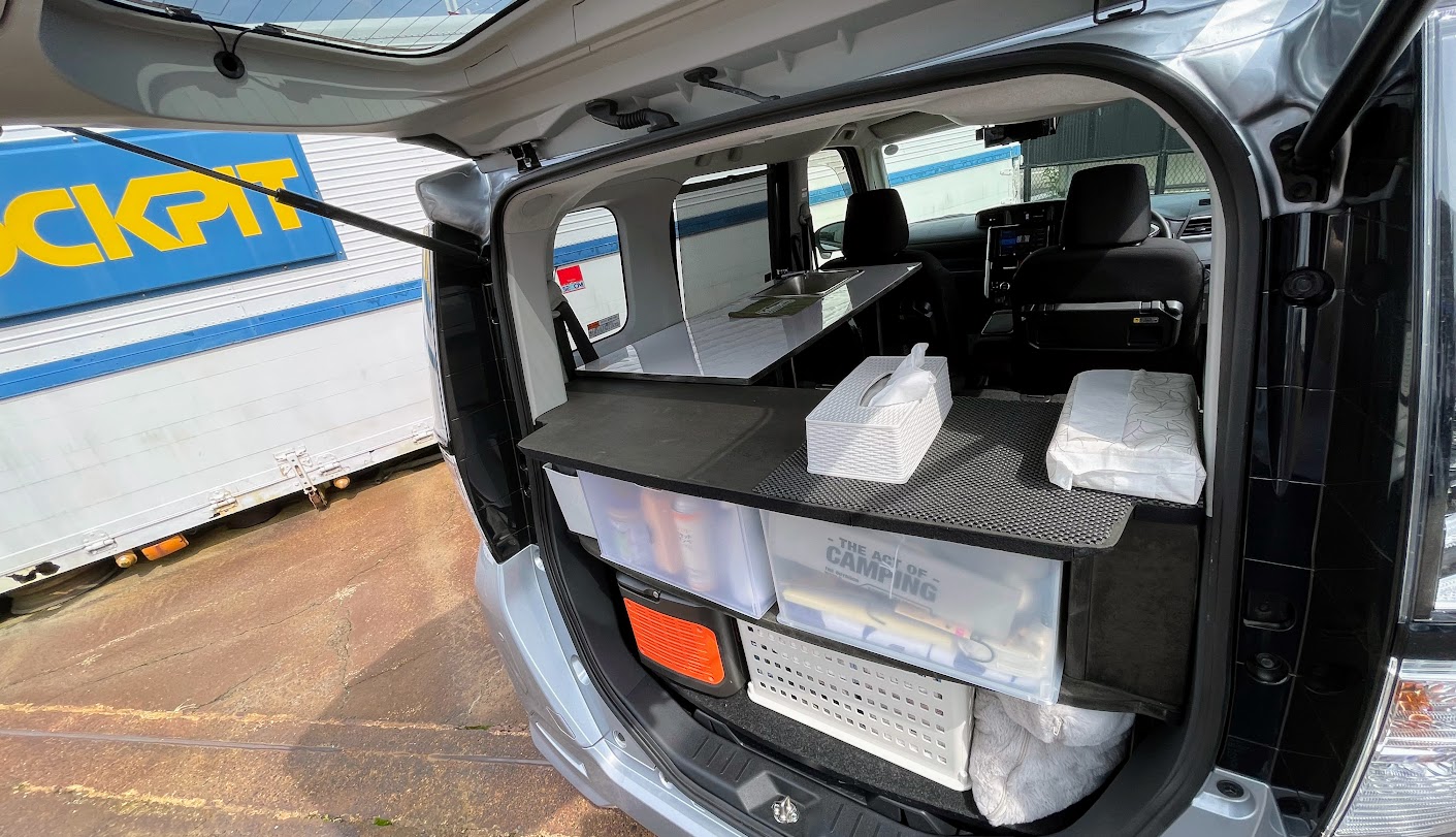 デモCAR】キャンプ＆車中泊仕様のシンク付きキャビネット製作！ – スタイルコクピットseeds(シーズ)