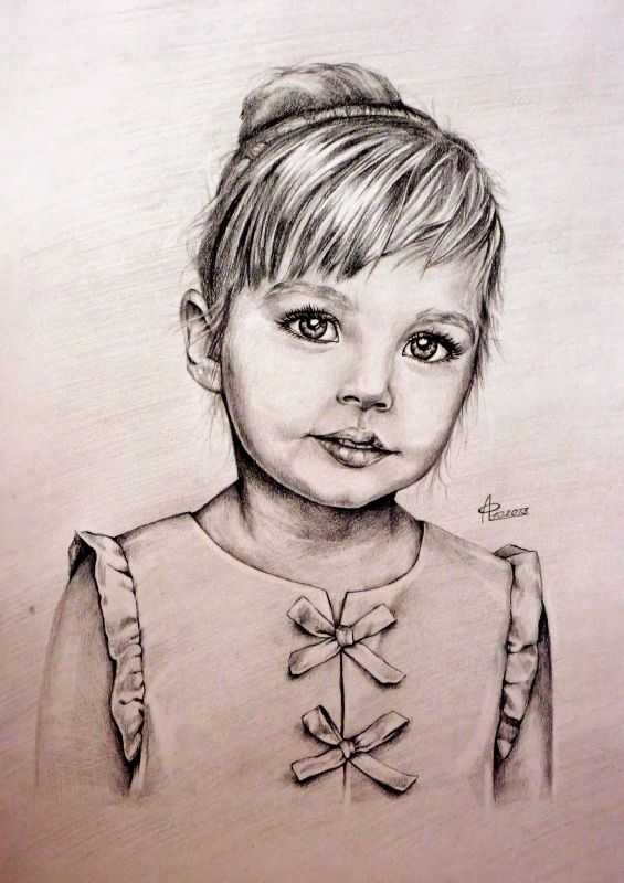смотреть как нарисовать девочку