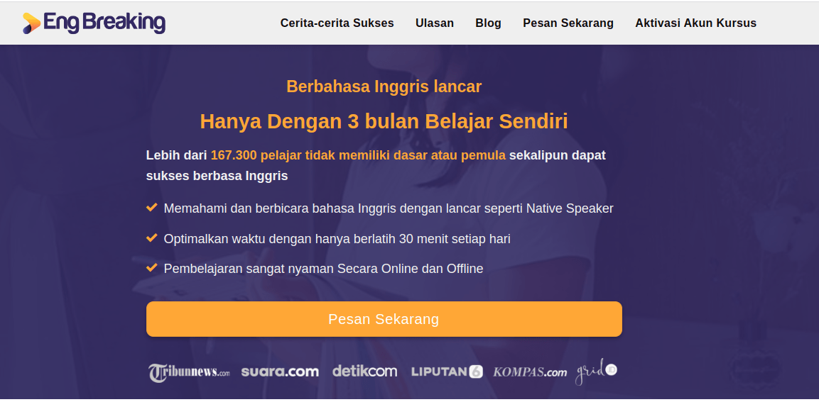 Kursus Online Bahasa Inggris EngBreaking