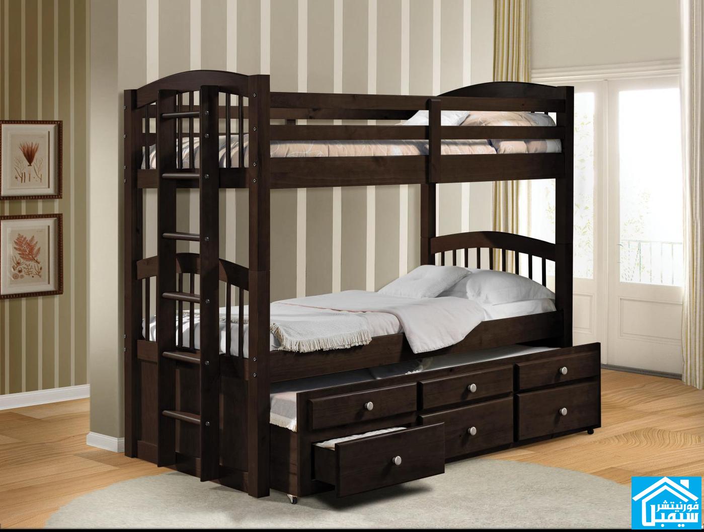 سرير خشب دورين