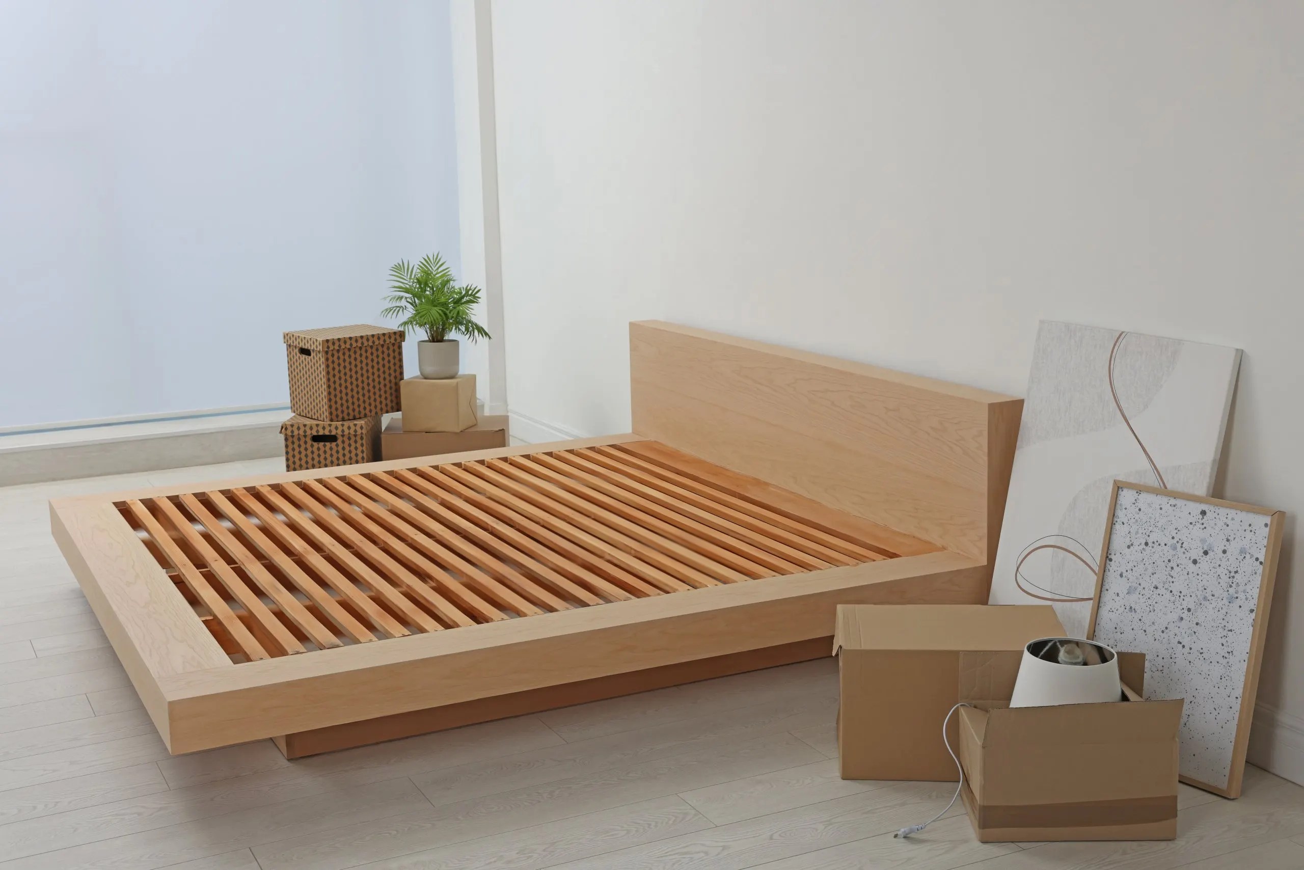 Box spring slats