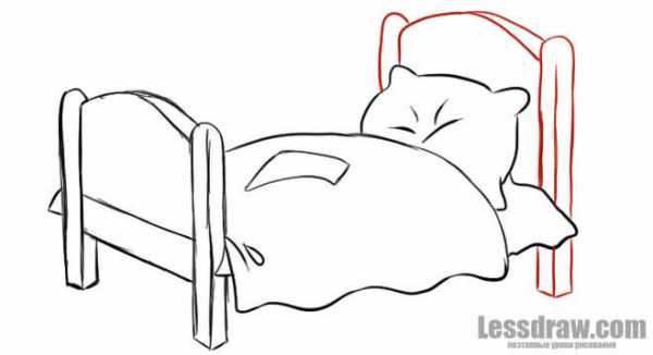 что можно нарисовать на кровати