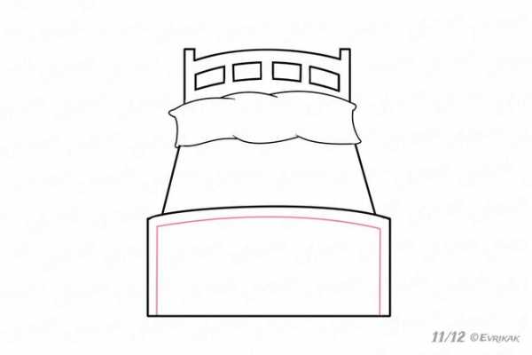 что можно нарисовать на кровати