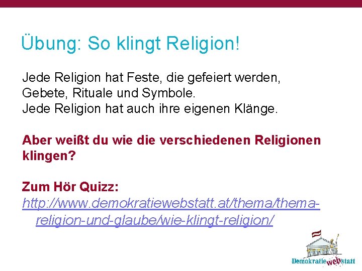 Religion Und Glaube Materialien Zur Politischen Bildung Von