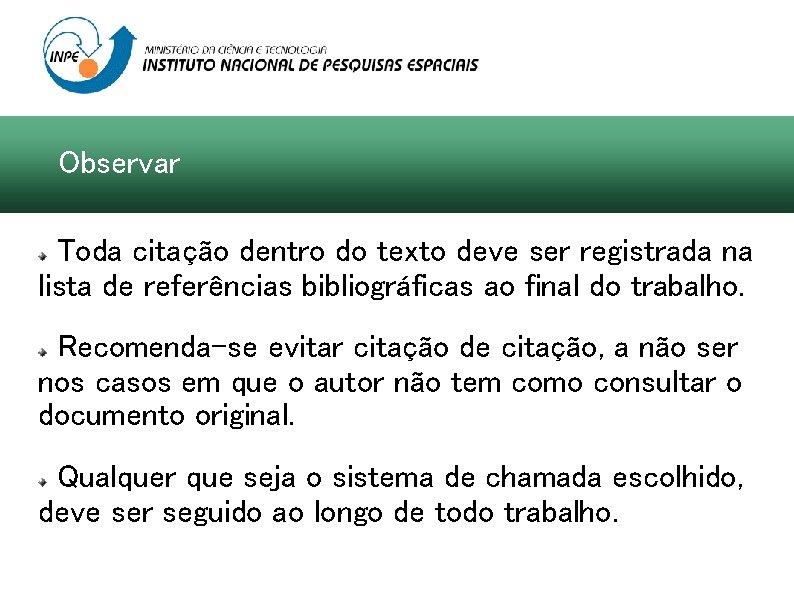 Orientao Para Pesquisa E Publicao Digital No Inpe