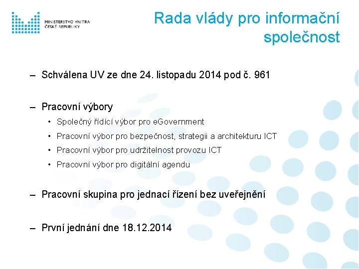 Stav E Governmentu V R A Aktuln Vzvy
