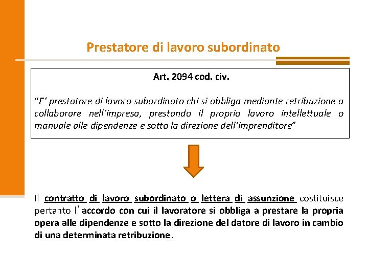 Clausole Accessorie Del Contratto Individuale Di Lavoro La
