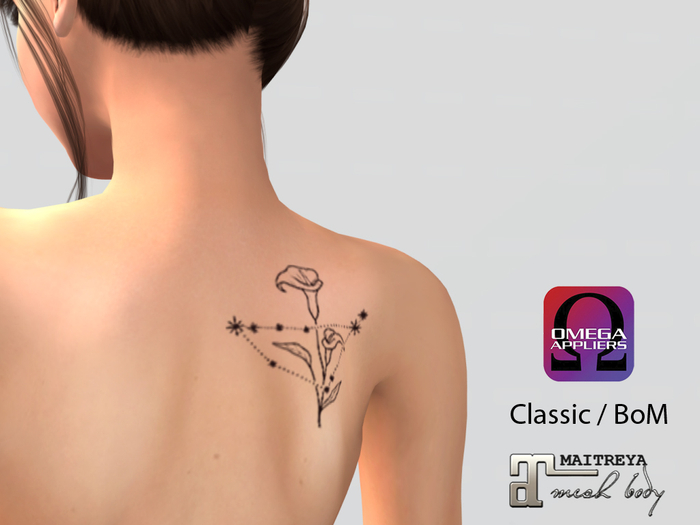 Second Life Marketplace - [Victoria] Floral Constellations Tattoos (Capricorn) 525_x_700_jpg